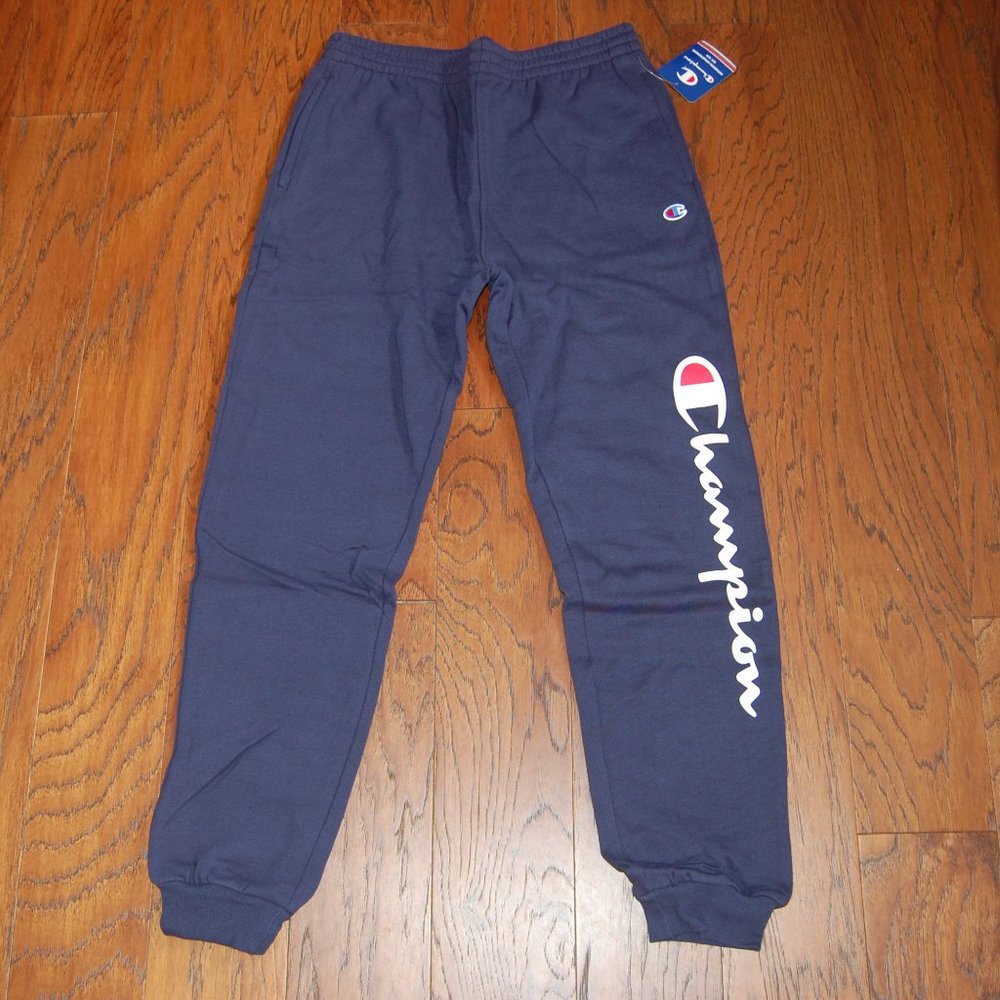 NWT Champion Jogger Sweatpants Youth XL Navy